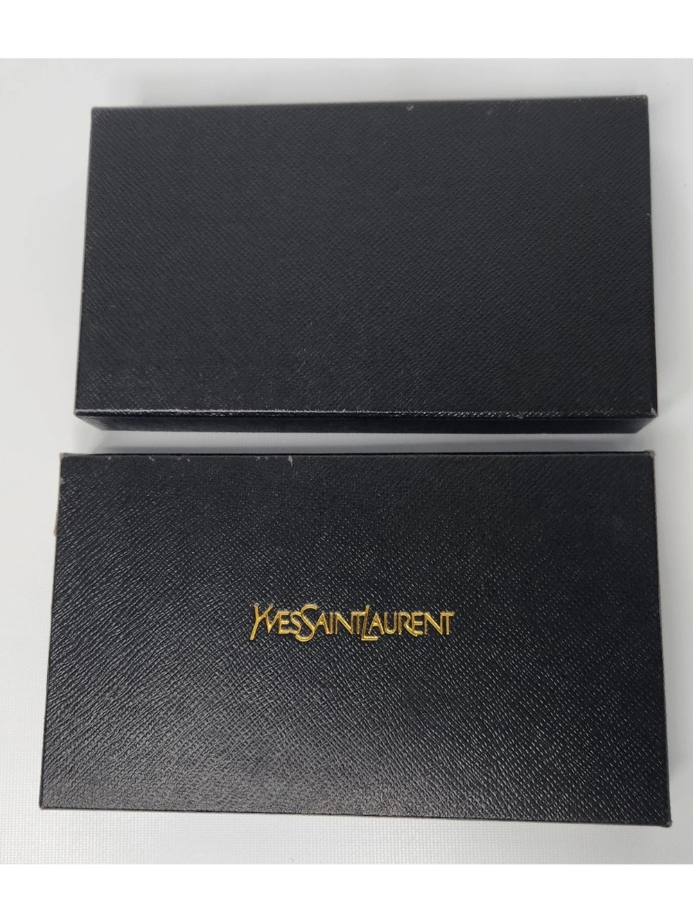 YSL vintage Classic Black Leather Wallet all inclusive EUC $1599 retail - Picture 14 of 14